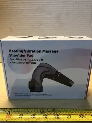 Heating vibration massage shoulder pad