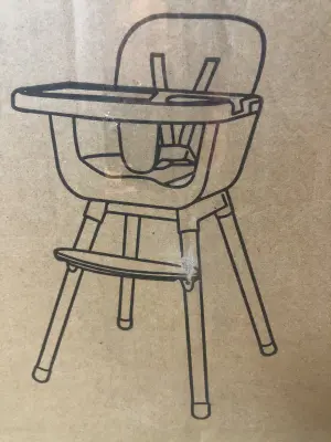 High chair missing screws