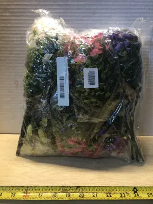 Bag of artificial flowers