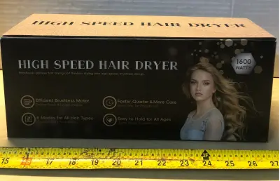 High speed blow dryer