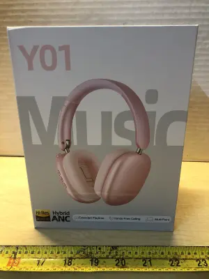 Y01 pink Wireless headphones