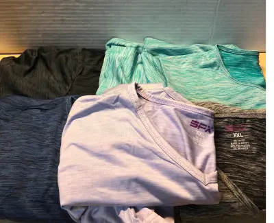 5 shirts size XXL