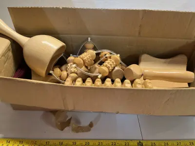 wooden massage tool