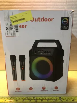 Portable outdoor speaker works