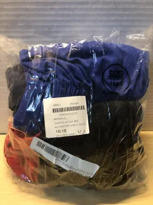 4 pack boys shorts size 16/18