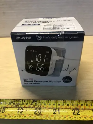Wrist blood pressure monitor