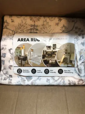 Unknown size area rug