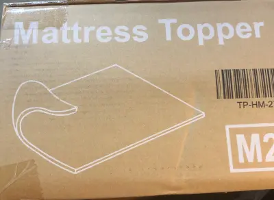 Unknown size mattress topper