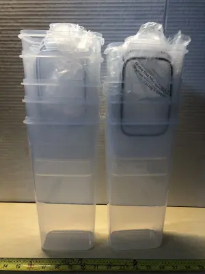 2 boxes 9pc plastic containers