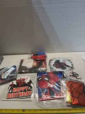 spider man birthday decor
