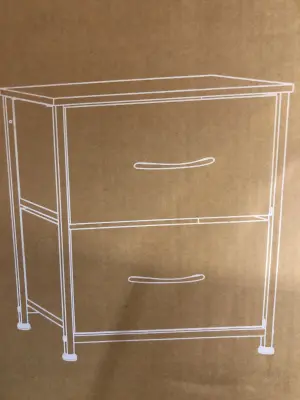 Drawer storage tower grey
