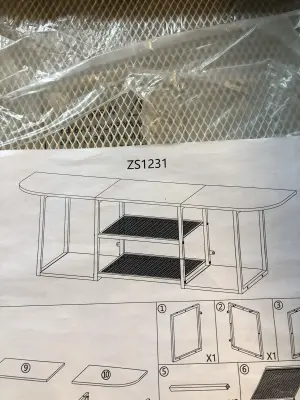 Wall mounted tv stand