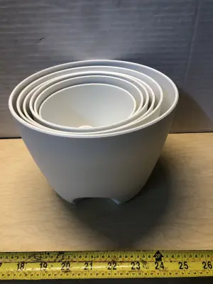 6pc plastic planters