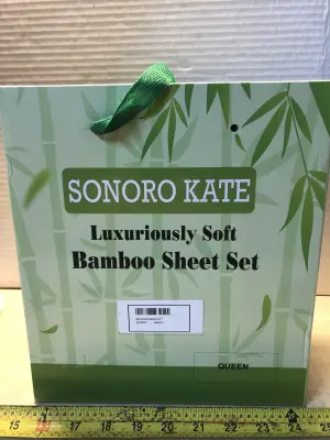 Queen bamboo sheet set