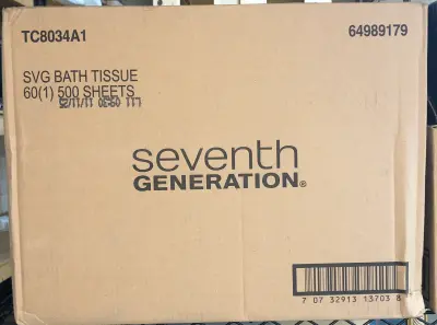 60 rolls seventh generation toilet paper