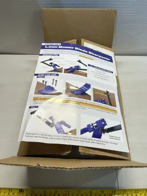 lawn mower blade sharpener