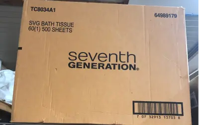 60 rolls seventh generation toilet paper