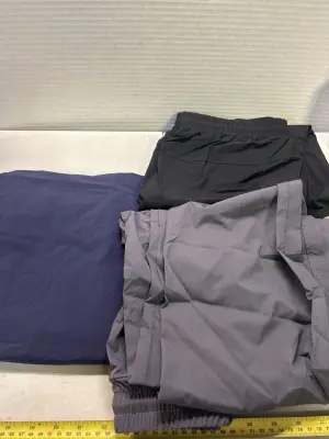 three medium men’s joggers
