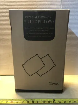 2 pack filled pillows