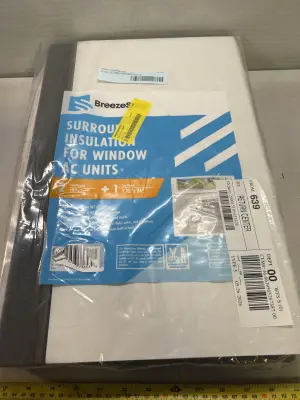 surrounding insulation for window AC unit