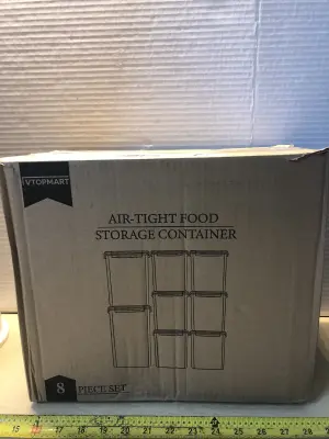8pc plastic container