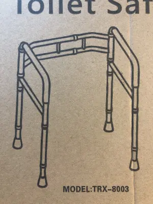 Toilet safety rail