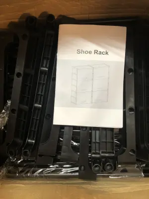 Shoe rack as is box opened