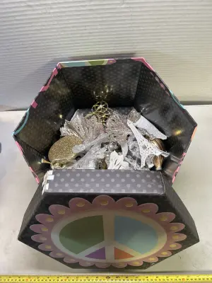decorative box of ornaments