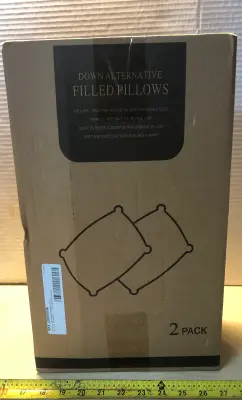 2 pack filled pillows