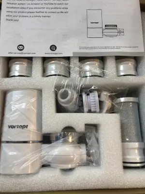 Vortopt faucet water filters
