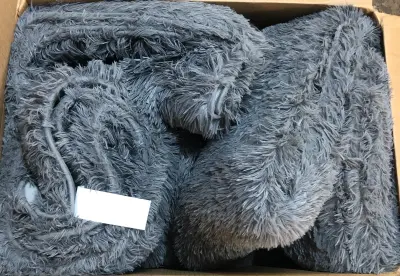 Unknown size shag area rug