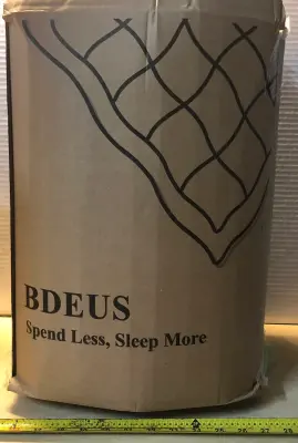 King grey mattress topper