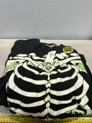 size medium glow in the dark onesie