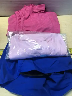 Tank top size medium, shirt size medium, shorts size medium