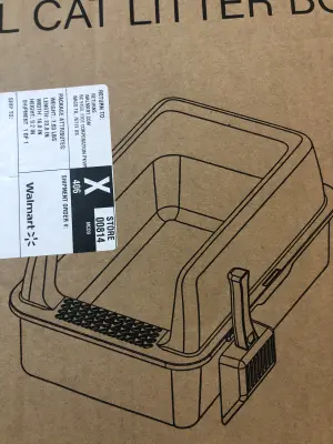 Stainless steel cat litter box