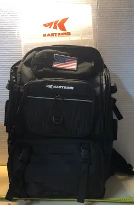 KastKing carry all fishing backpack with 4 tackle containers