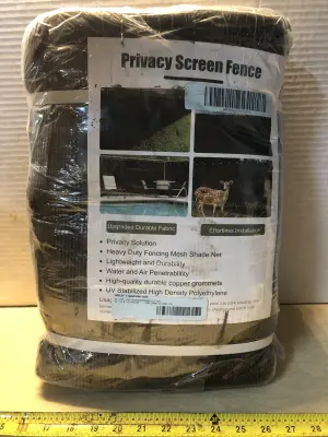 Unknown size privacy screen fence