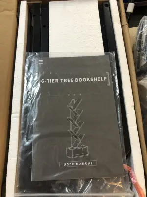 6 tier tree bookshelf