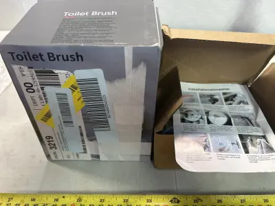 toilet brush and suction rack