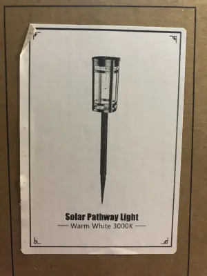10 pack solar pathway lights