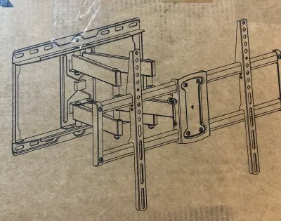 Full motion wall mount