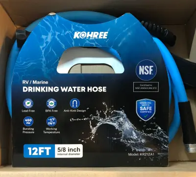 12ft drinking alerted hose for tv/boat