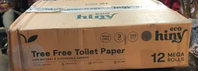 12 mega rolls tree free toilet paper