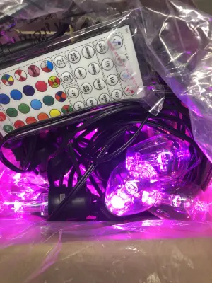 String lights with remote works