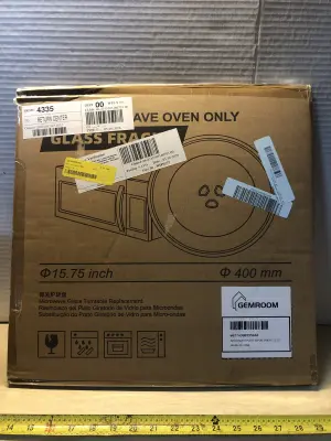 15.57” glass microwave plate