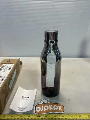 water bottle with sticker