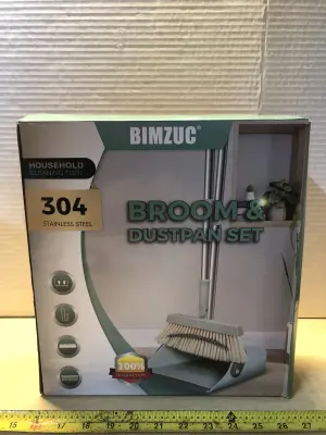 Bimzuc broom and dustpan set
