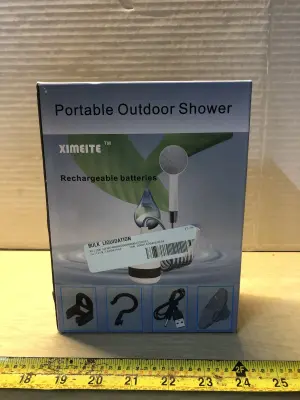 Portable outdoor shower