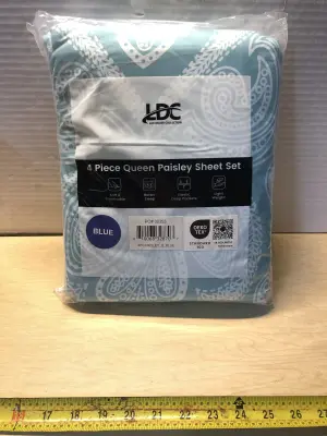 4pc queen sheet set