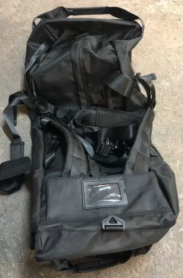 Large foldable rolling duffle bag backpack
